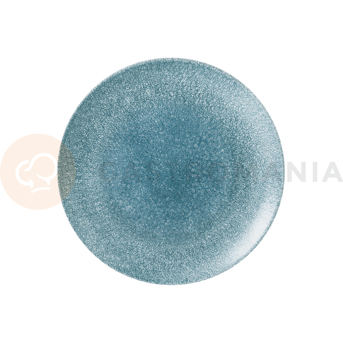 Porcelánový plytký tanier Coupe 28,8 cm | CHURCHILL, Raku Topaz Blue