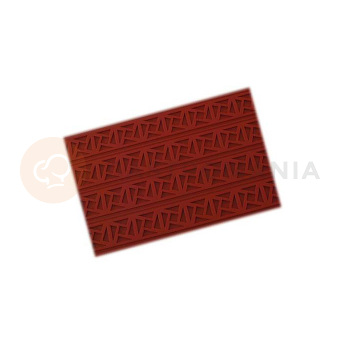 Silikónová podložka embosovaná 60x40 cm - grécke štvorce 3 cm | SILIKOMART, Tapis Relief 10