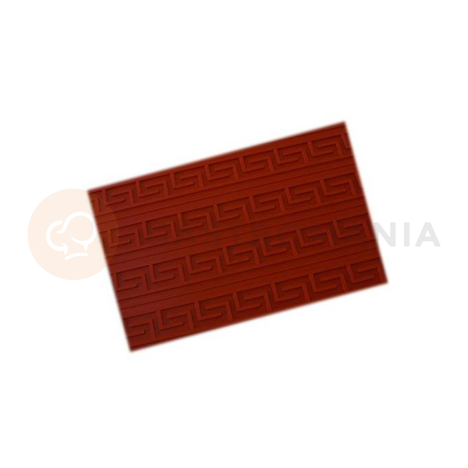 Silikónová podložka embosovaná 60x40 cm - grécky motív 3 cm | SILIKOMART, Tapis Relief 01 Bis
