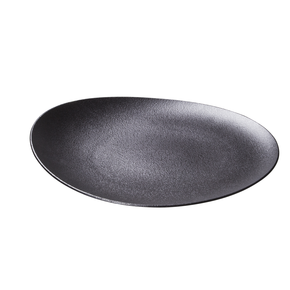 Plytký tanier so zdvyhnutým okrajom, čierny 31 cm | ARIANE, Dazzle