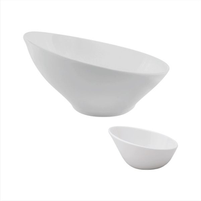 Porcelánová miska šikmá, nestohovateľná, 10 cm | ARIANE, Prime