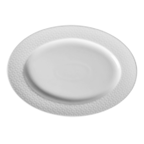 Porcelánový servírovací tanier 38 x 26,5 cm, štruktúrovaný | ARIANE, Lilly