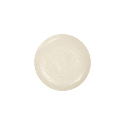 Biely kameninový plytký tanier 16 cm | DEGRENNE, Modulo Nature