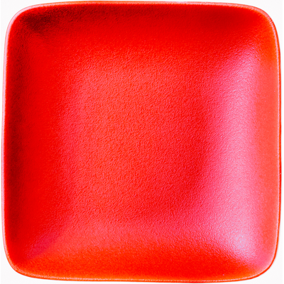 Hranatý hlboký tanier Red Dazzle 21 x 21 cm | ARIANE, Dazzle