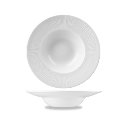 Porcelánový hlboký tanier so širokým okrajom 24 cm | CHURCHILL, Bamboo