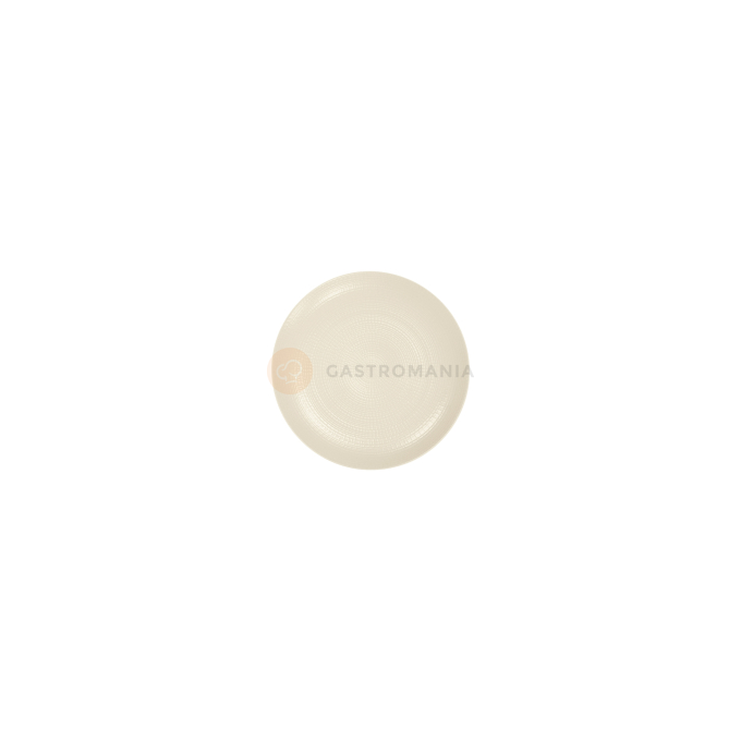 Biely kameninový plytký tanier 21 cm | DEGRENNE, Modulo Nature