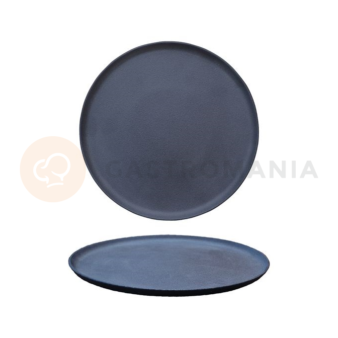 Plytký tanier coupe, čierny 28 cm | ARIANE, Dazzle