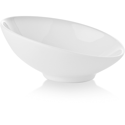 Miska z porcelánu, skosená, Ø 18 cm, biela | FINE DINE, Bianco