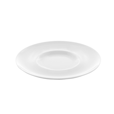 Plytký tanier z porcelánu so širokým okrajom, Ø 31 cm, biely | FINE DINE, Bianco