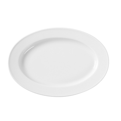 Servírovací tanier z porcelánu oválny, 29x20 cm, biely | FINE DINE, Bianco