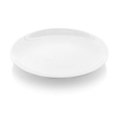 Tanier z porcelánu, bez okraja, Ø 21 cm, biely | FINE DINE, Bianco