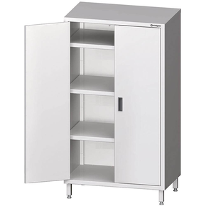 Úložná skriňa s dvoma odklápacími dvierkami - krídlovými 700x700x1800 mm | STALGAST, 981527070