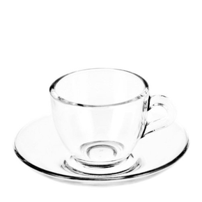 Sklenená šálka na espresso 90 ml - sada 6 kusov | PASABAHCE, Basic