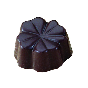 Polykarbonátová forma na pralinky a čokoládu - štvorlístok, 32 ks x 8g, 28x32x15 mm - MA1624 | MARTELLATO, Fantasy