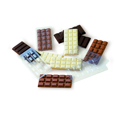 Forma k vytvoreniu čokoládovej tabuľky - 5 ks, 150x70x10 mm - 20TC003 | MARTELLATO, Tavolette