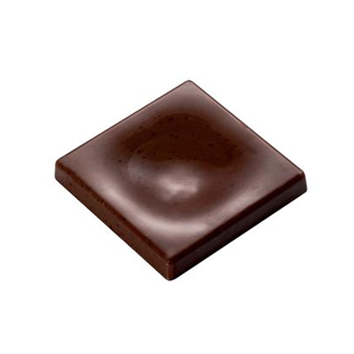 Polykarbonátová forma k vytvoreniu čokoládových tvarov, hranaté - 24 ks x 4g, 31x31x4,5 mm - MA6001 | MARTELLATO, Napolitain