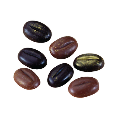 Polykarbonátová forma na pralinky a čokoládu, oválne - kávové zrno, 130 ks x 1g, 17x12x5 mm - MA1281 | MARTELLATO, Fantasy