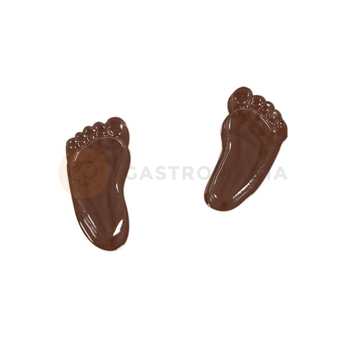 Forma k vytvoreniu čokoládových dekorácií - nôžka - 90-15303 | MARTELLATO, Choco Light