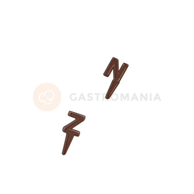 Forma k vytvoreniu čokoládových dekorácií - písmená N do Z, 14 ks, 50x25x3 mm - 90-P9662 | MARTELLATO, Choco Light