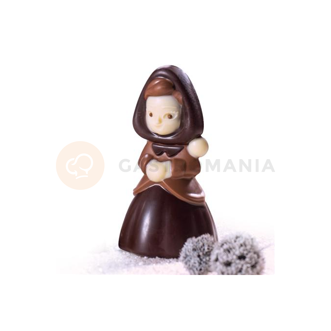 Forma na 3D figurky - princezná, 1 ks, 72x72x125 mm - MAC411S | MARTELLATO, 3D Christmas