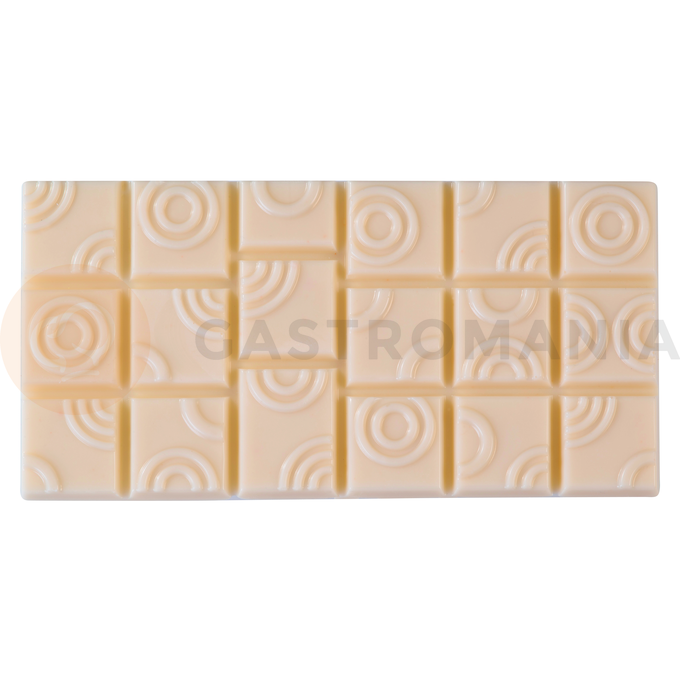 Polykarbonátová forma k vytvoreniu čokoládovej tabuľky - 3 ks x 64g, 159x80x9 mm - MA2005 | MARTELLATO, Tavolette