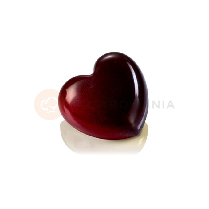 Polykarbonátová forma k vytvoreniu čokoládových maškŕt - srdce, 12 ks, 45x42x16 mm - MA1995 | MARTELLATO, Snack