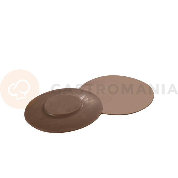 Polykarbonátová forma k vytvoreniu čokoládových pochúťok - podšálka malá, 5 ks x 9g, 67x6,5 mm - MA1954 | MARTELLATO, Coffee Time