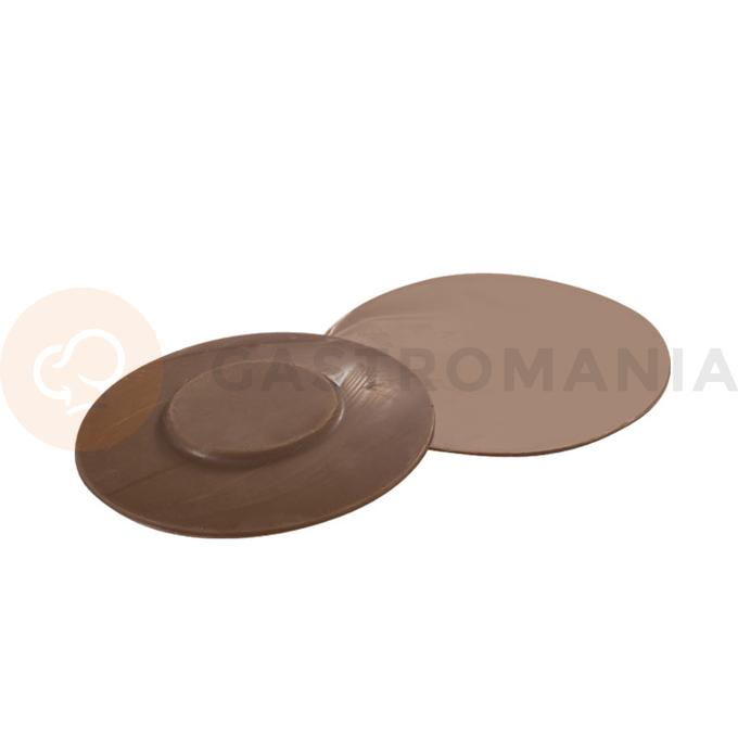 Polykarbonátová forma k vytvoreniu čokoládových pochúťok - podšálka velká, 3 ks x 10g, 81x8 mm - MA1952 | MARTELLATO, Coffee Time