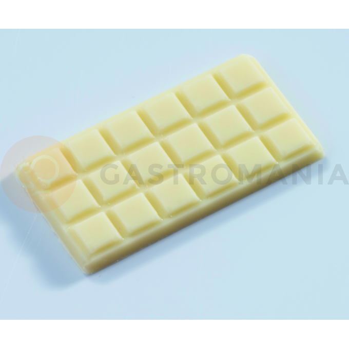 Polykarbonátová forma k vytvoreniu čokoládových tvarov, obdĺžnikové - 16 ks x 5g, 50x26x3 mm - MA2006 | MARTELLATO, Napolitain