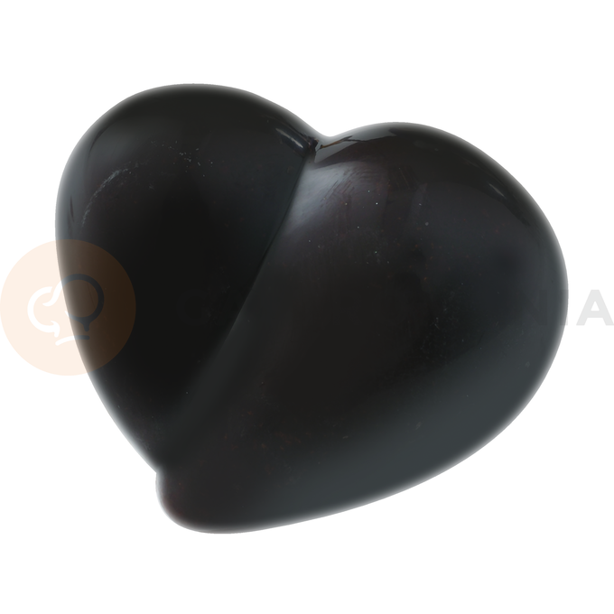 Polykarbonátová forma na 3D pralinky - srdce, 28 ks x 8g, 31x27x21 mm - 20-3D5001 | MARTELLATO, Praline 3D