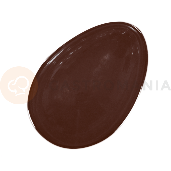 Polykarbonátová forma na polovicu čokoládového vajca - 1 ks, 220x160x85 mm - SM4000 | MARTELLATO, Smooth Half Egg
