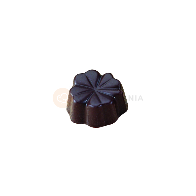 Polykarbonátová forma na pralinky a čokoládu - štvorlístok, 32 ks x 8g, 28x32x15 mm - MA1624 | MARTELLATO, Fantasy