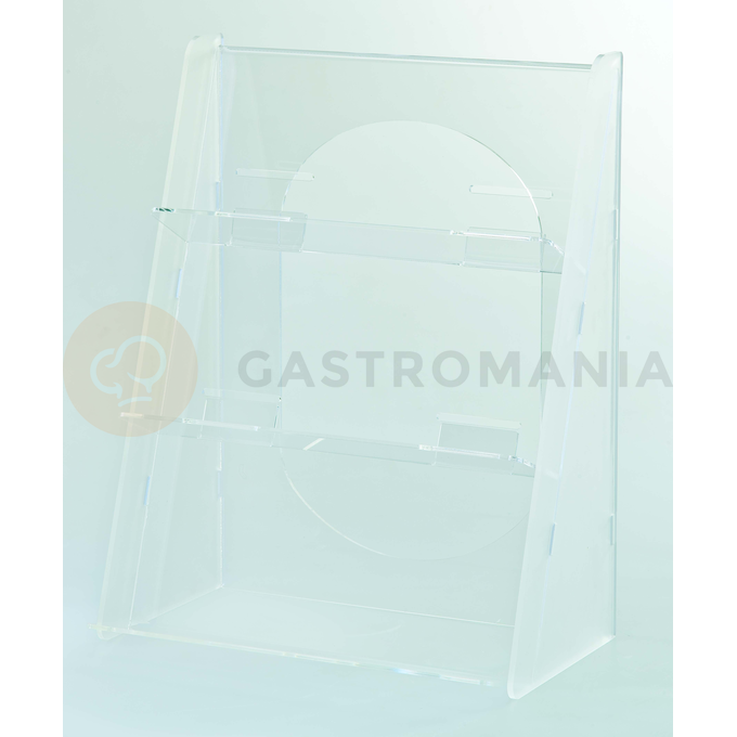 Stojan z plexiskla na tabuľky z čokolády - 310x200x400 mm - ET003 | MARTELLATO, Plexiglass Display