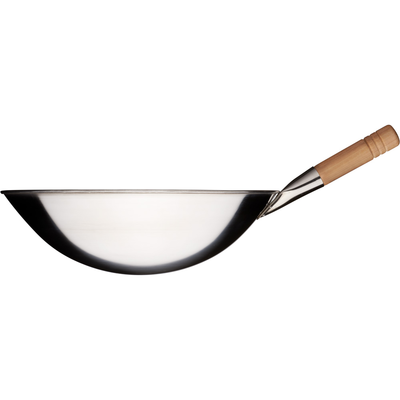 Panvica wok nerezová, priemer: 40 cm | STALGAST, 037401