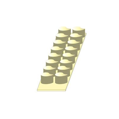 Vytlačovač k forme na minidezerty v tvare čiarky - 25 mm - ED9 | MARTELLATO, Mignon