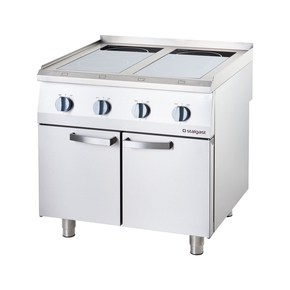 Indukčný varič, 4 platničky 800x700x850 mm, 14 kW | STALGAST, 9706100