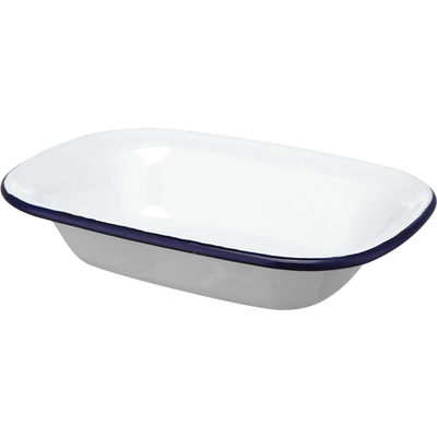 Obdĺžny servírovací tanier, smaltovaný 180x130x40 mm | STALGAST, 547006
