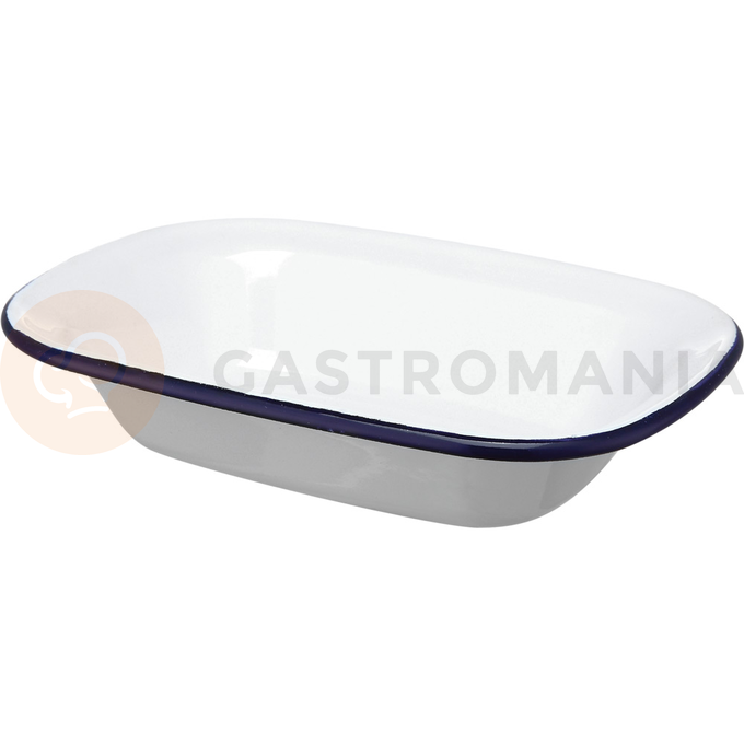 Obdĺžny servírovací tanier, smaltovaný 180x130x40 mm | STALGAST, 547006