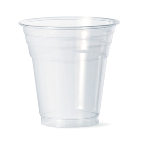Jednorázový kelímok 200 ml, biologicky rozložiteľný, transparentný, 50 ks PLA | ALCAS, BioHappy