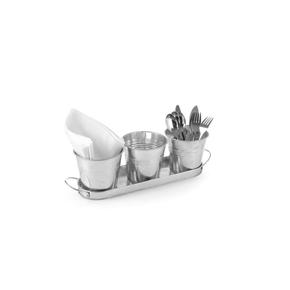 Sada troch vedierok s táckou 36,5x13x12,5 cm | HENDI, 425961