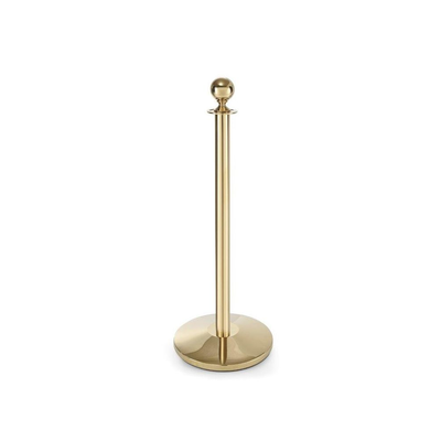 Zlatý vymedzovací stĺpik o priemere 5,1 cm | HENDI, 810385