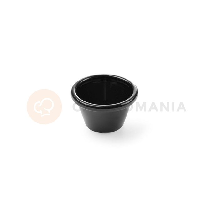 Miska z umelej hmoty, čierna - priemer: 6 cm | HENDI, 565605