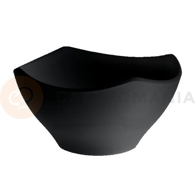 Misa obdĺžniková z melamínu 21x21 cm, čierna | APS, Zen