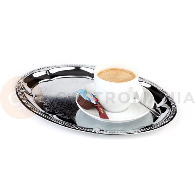 Oválny podnos na servírovanie kávy 300x220 mm | APS, Kaffeehaus