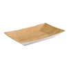 Obdelníková servírovacia tácka z melamínu 24,5 x 15,5 cm, bambusový vzor | APS, Bamboo