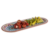 Oválny tanier z melamínu 38 x 15,5 cm, farebný vzor | APS, Arabesque