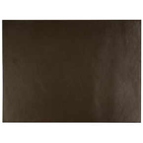Prestieranie na stôl 45 x 32,5 cm, hnedé | APS, Kunstleder