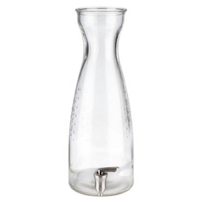 Sklenená nádoba s kohútikom do dávkovače nápojov 4,5 l | APS, Fresh White