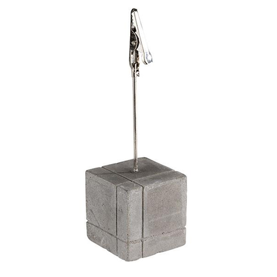 Betónový stojan s ceduľkami 3 x 3 x 12 cm, štvorcový | APS, 71494