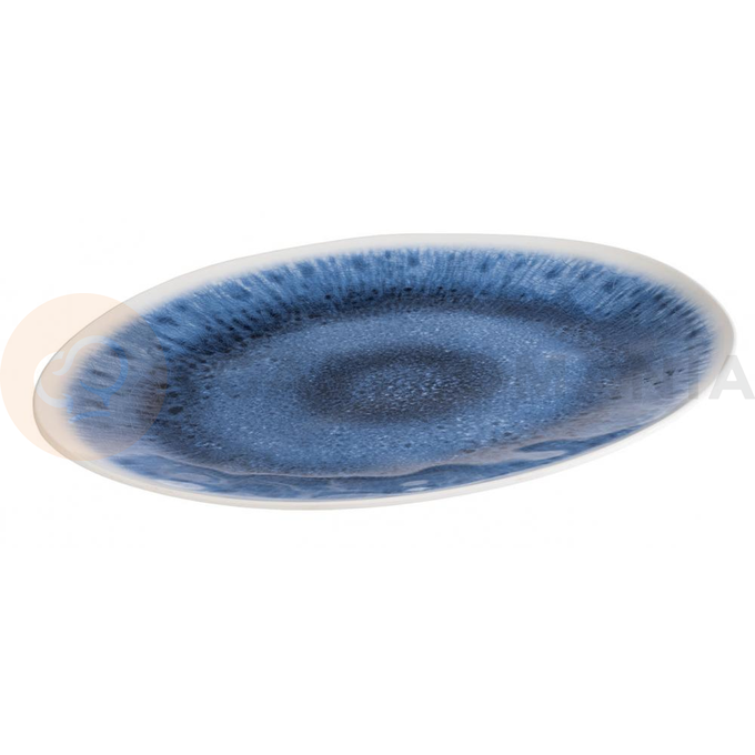 Oválny tanier z malamínu 48 x 35,5 cm, modrý | APS, Blue Ocean